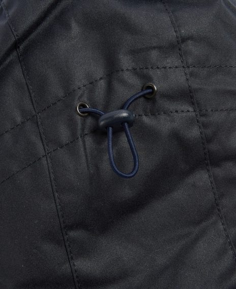 Barbour Wax Storm Hood — Navy