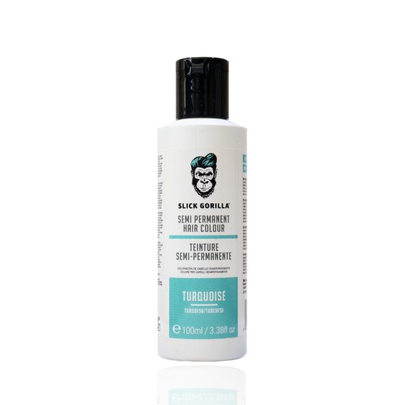 Slick Gorilla Hair Colour — Turquoise