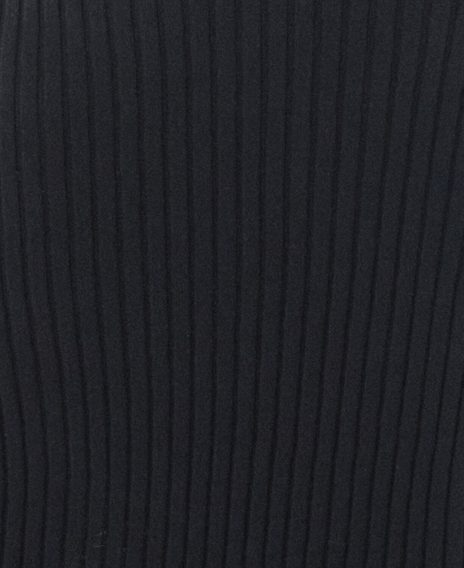 Black Bordley Knitted Midi Dress