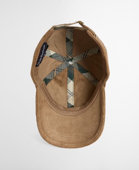 Barbour Bayfield Cord Cap — Beige