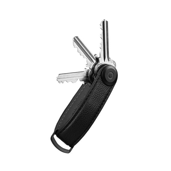 Schlüsselanhänger aus strukturiertem Leder Orbitkey 2.0 Pebbled Leather