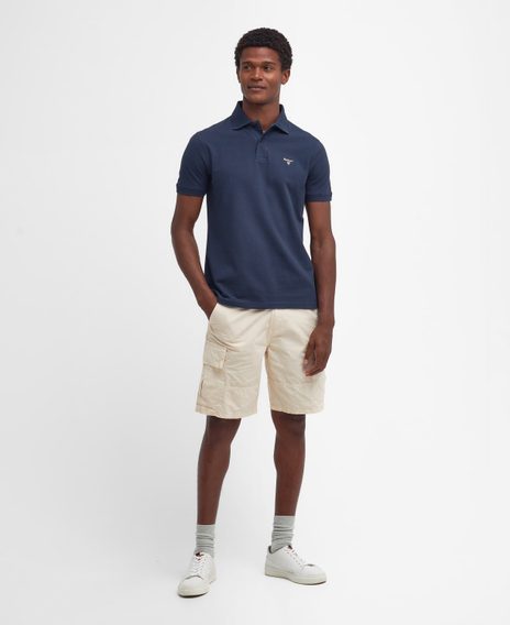 Barbour Lightweight Sports Polo Shirt — Navy