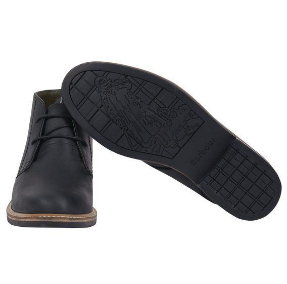 Barbour Readhead Chukka Boots — Classic Black