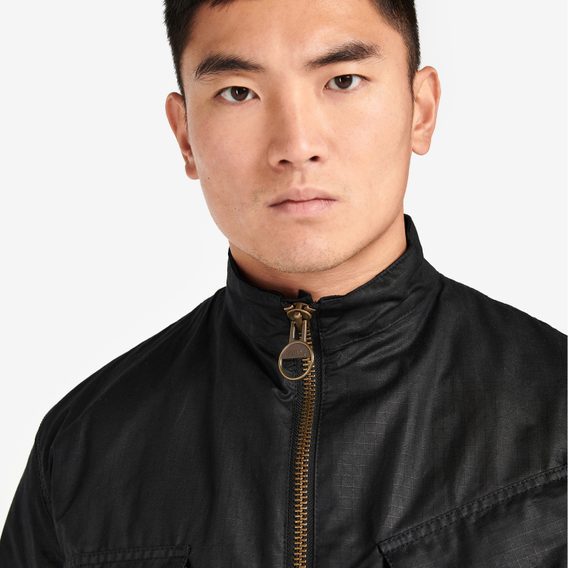 Wachsjacke Barbour International Roslin - Black