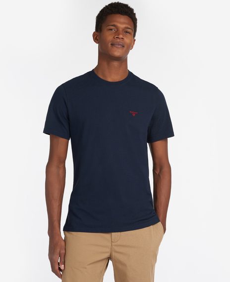 Barbour Essential Sports T-Shirt — Navy
