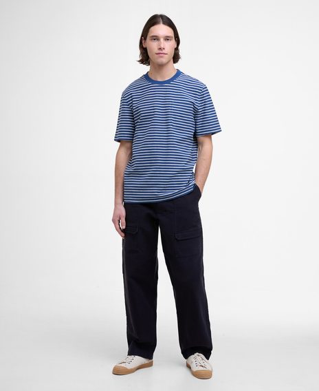 Barbour Frensham Striped T-Shirt — Dark Denim