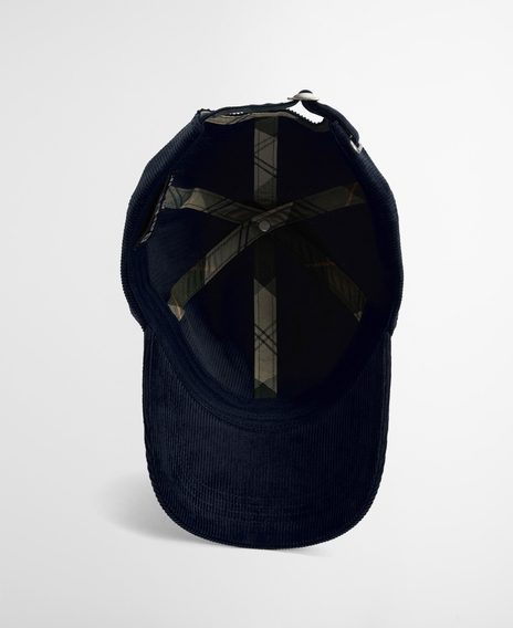 Barbour Bayfield Cord Cap — Navy