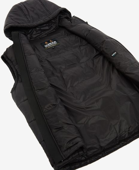 Barbour International Bobber Gilet — Black