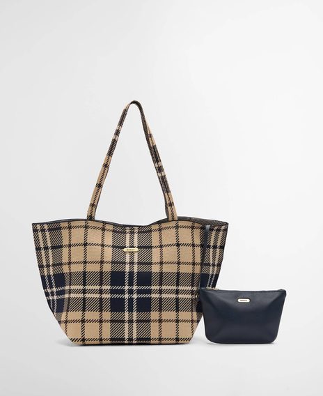 Barbour Layla Tartan Large Tote Bag — Birchwood Dress Tartan