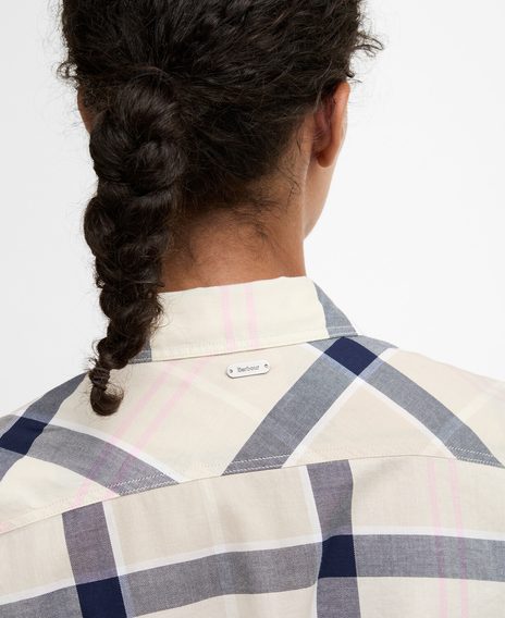 Barbour Bredon Regular Long-Sleeved Shirt — Cherry Blossom Tartan