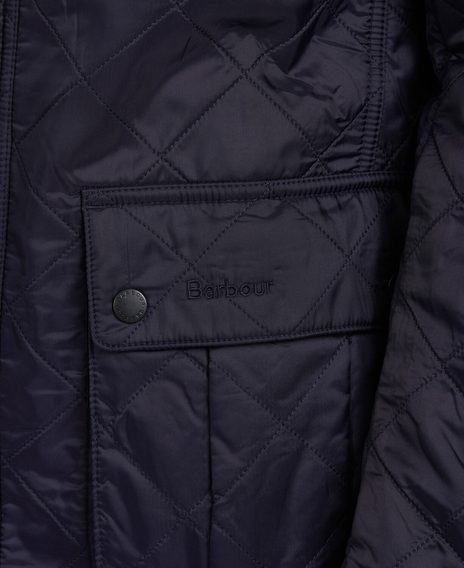 Barbour International Ariel Polarquilt Jacket — Navy