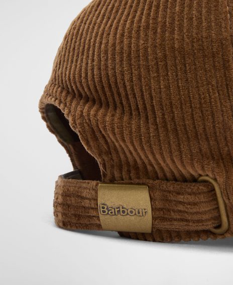Barbour Preston Cord Cap — Beige