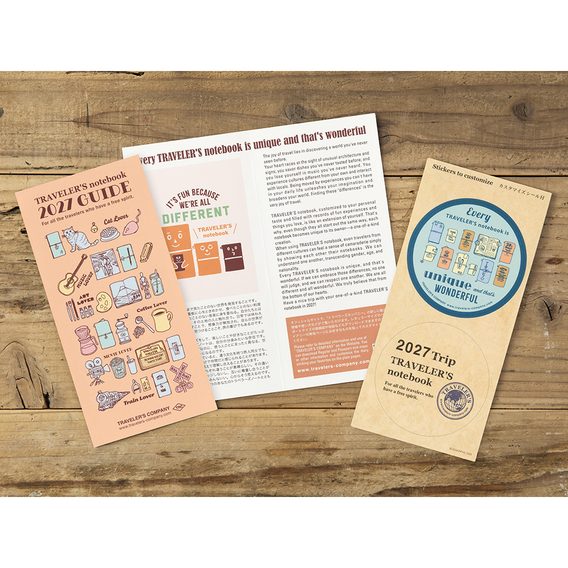 Traveler's 2027 Diary — Weekly Vertical