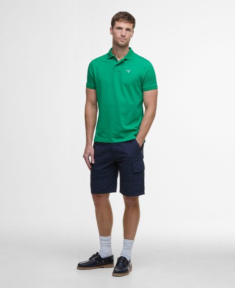 Barbour Active Tailored Fit Poloshirt — Hedge Green