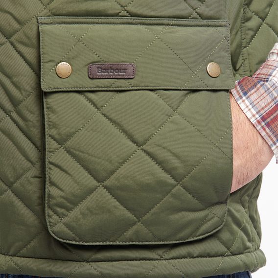 Gesteppte Weste Barbour Fernwood Gilet - Sage