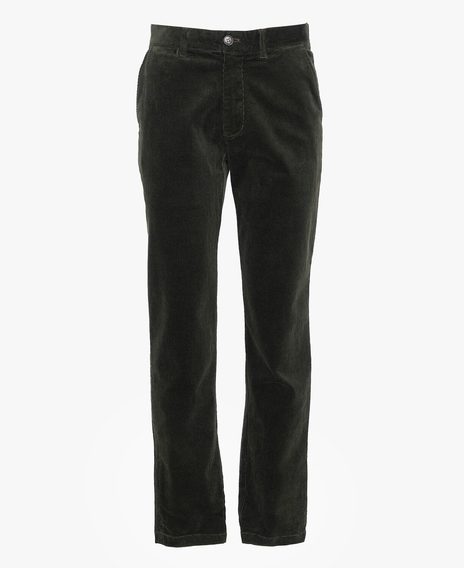 Barbour Stretch Cord Tailored Trousers — Forest
