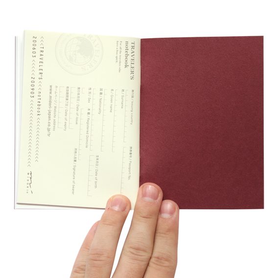 Einlage #003: Blanko Heft (Passport)