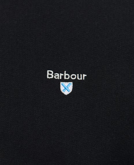 Barbour Wallington Zip Hoodie — Black