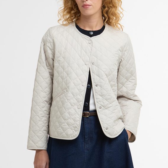 Barbour Cashel Collarless Quilted Jacket
