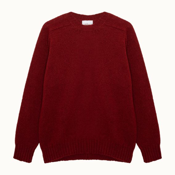 Jamieson's Saddle Shoulder Jumper — Ruby