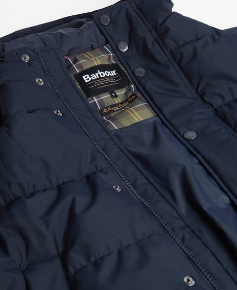 Barbour Bedale Puffer Jacket — Dark Navy