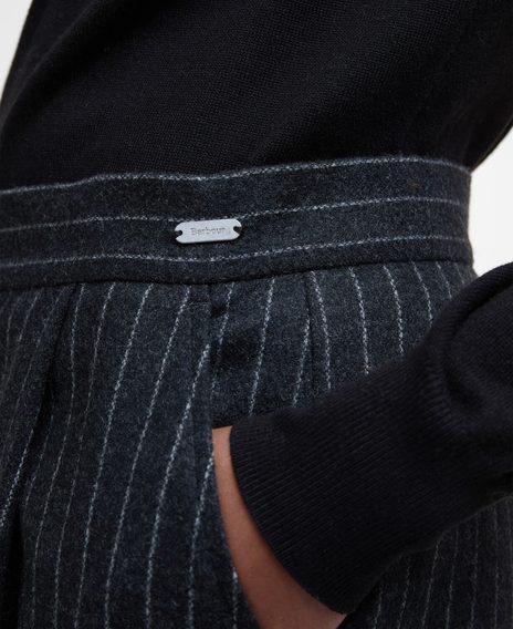 Barbour Blakely Striped Wide-Leg Trousers