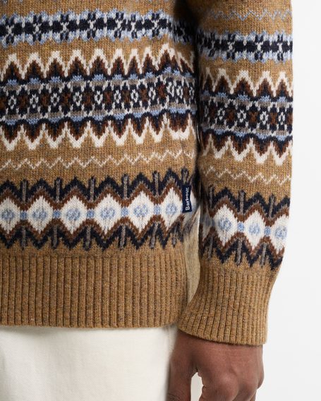 Barbour Case Fair Isle Jumper — Trench
