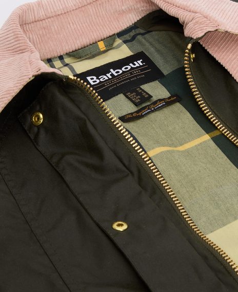 Barbour Cropped Beadnell Waxed Jacket