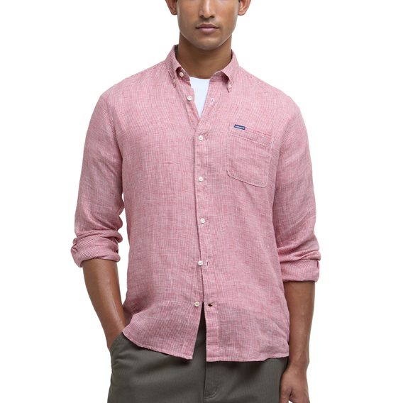 Barbour Linton Tailored Shirt — Rot Spice
