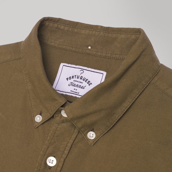 Portuguese Flannel Belavista — Olive