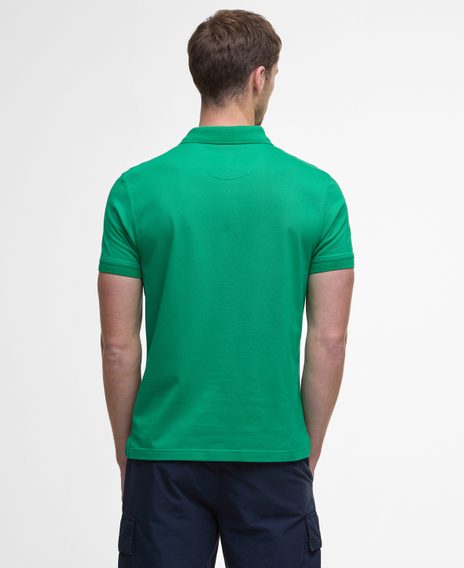 Barbour Active Tailored Fit Poloshirt — Hedge Green