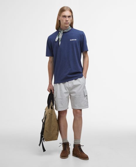 Barbour Perham Grafik T-Shirt — Indigo