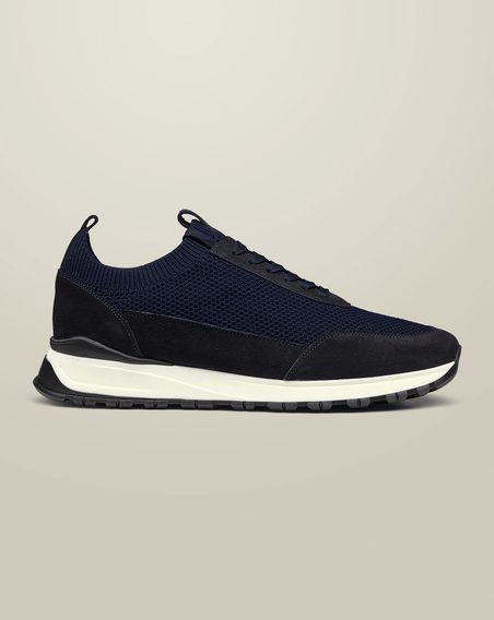 Charles Tyrwhitt Knitted Sneakers — Navy