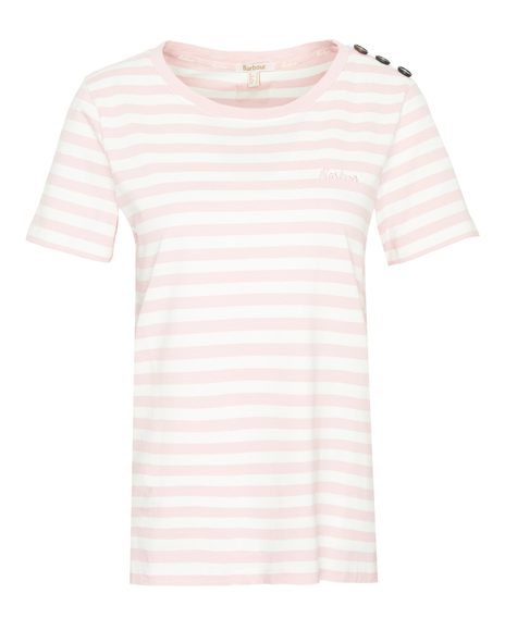 Barbour Ferryside T-Shirt — Shell Pink