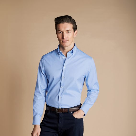 Charles Tyrwhitt Button-Down Non-Iron Oxford Shirt