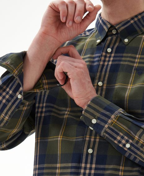 Barbour Edgar Tailored Shirt — Olive