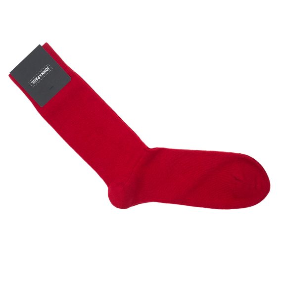 Baumwollsocken John & Paul – rot