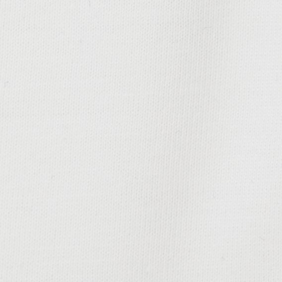 Ordentliches John & Paul-T-Shirt – Weiß (V-Ausschnitt)