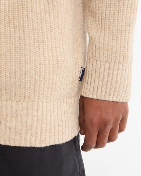 Barbour Shawl Neck Fleck Jumper