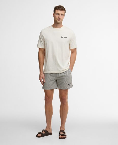 Barbour Gingham Seersucker Swim Shorts
