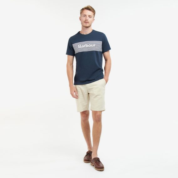 Baumwollshirt Barbour Coundon Graphic — Navy