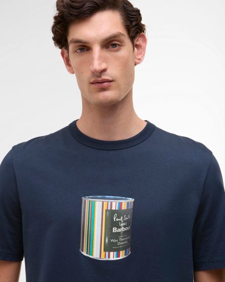 Paul Smith loves Barbour — Wax Can Graphic T-Shirt