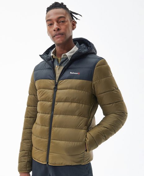 Barbour Kendle Baffle Quilted Jacket — Beech