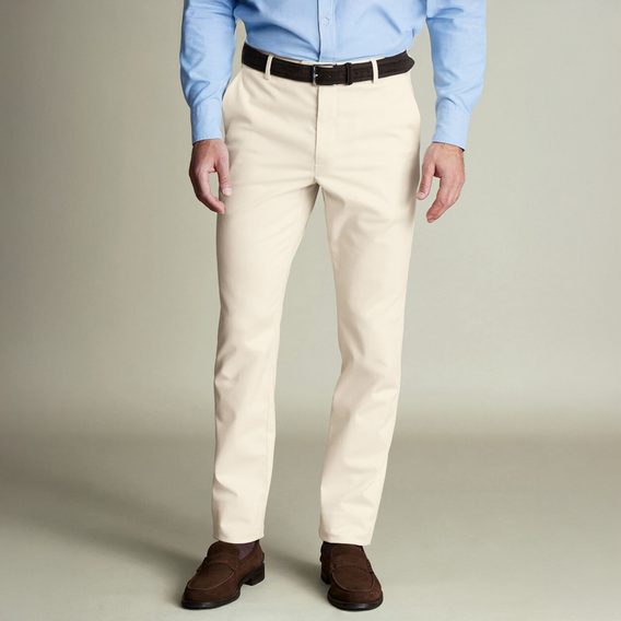 Charles Tyrwhitt Ultimate Non-Iron Chinos — Ivory