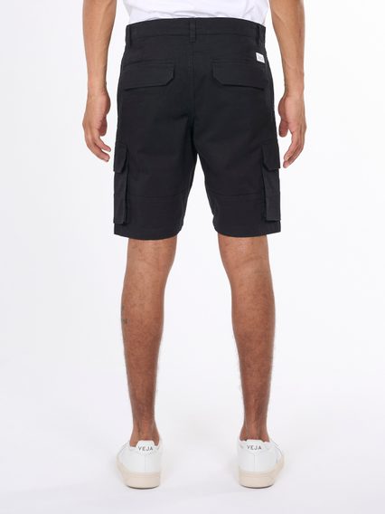 Sportliche Shorts aus Bio-Baumwolle Knowledge Cotton Apparel — Black Jet