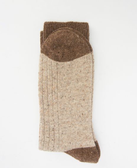 Barbour Houghton Socks — Biscuit