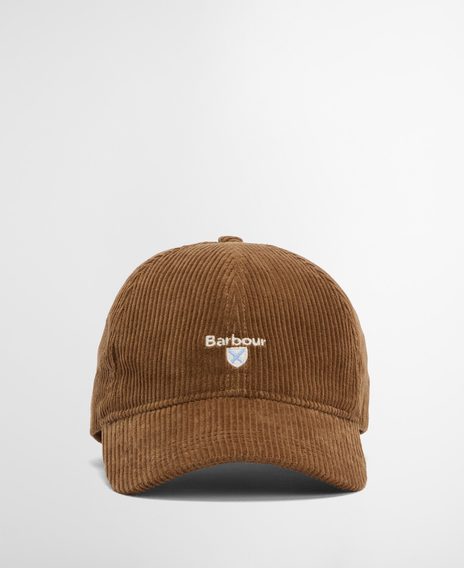 Barbour Preston Cord Cap — Beige