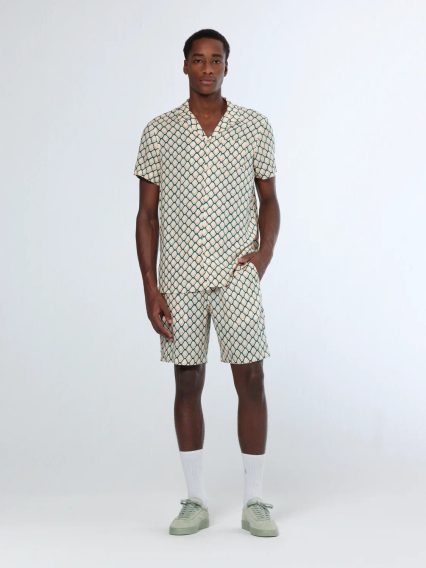 Scotch & Soda — Fave Printed Tencel Bermuda Shorts