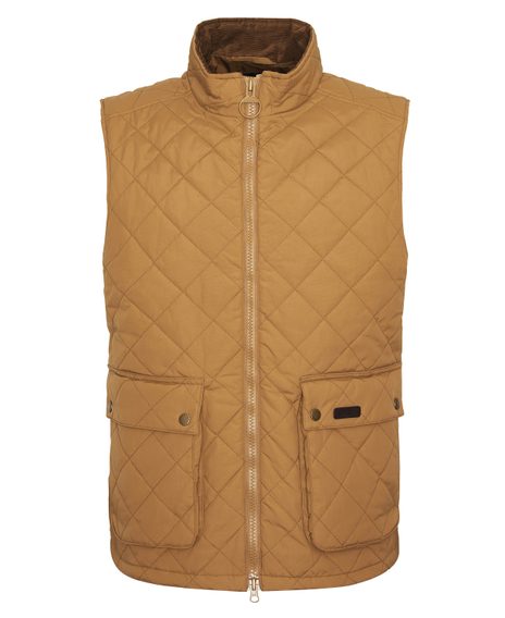 Barbour Fernwood Quilted Gilet — Camel