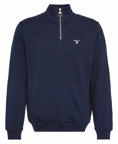 Barbour Beckhill Half-Zip Sweatshirt — Navy